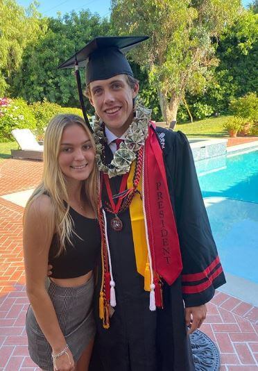 Tracy Austin's youngest son, Sean Holt with Bella Martinez.